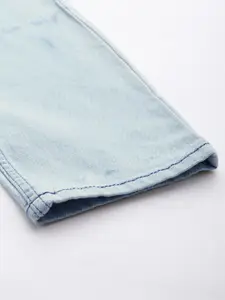 The Indian Garage Co Slim Fit Light Fade Ombre Stretchable Jeans