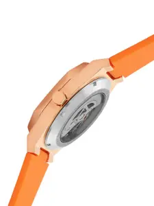 French Connection Men Skeleton Dial Automatic Watch FCA01-6