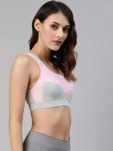 Van Heusen Colourblocked Bra Lightly Padded