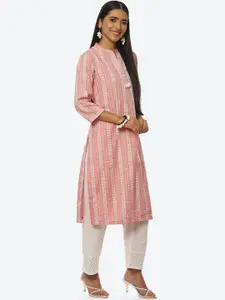 Rangriti Women Ethnic Motifs Woven Design Thread Work Kurta