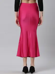 TWIN BIRDS Women Pack Of 2 Mermaid Flared High Rise Stretchable Shimmer Saree Shape Wear