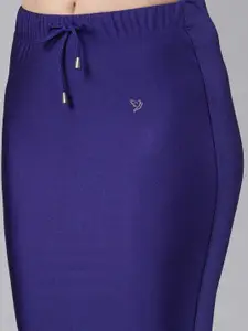 TWIN BIRDS Women Pack Of 2 Mermaid Flared High Rise Stretchable Shimmer Saree Shape Wear