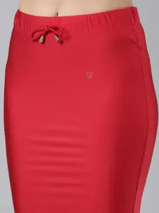 TWIN BIRDS Women Pack Of 2 Mermaid Flared High Rise Stretchable Shimmer Saree Shape Wear