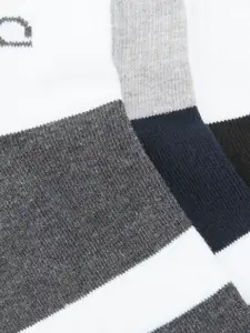 Ajile by Pantaloons Men Pack Of 3 Cotton Assorted Ankle-Length Socks