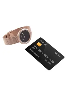 Calvin Klein Women Twisted Bezel Analogue Watch 25200151