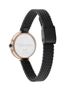 Calvin Klein Women Minimalistic T Bar Analogue Watch 25200084