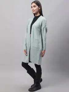 NoBarr Women Longline Long Sleeves Open Front Shrug