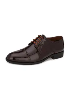 House of Pataudi Men Formal Brogues Lace Up Shoes