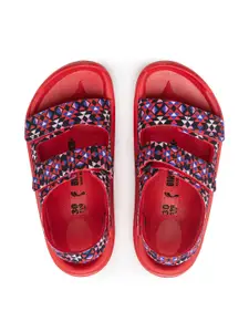 Birkenstock Mogami Hl Triangles Multi Midnight Narrow Width Synthetics With An Ankle Strap