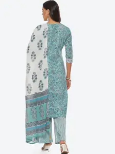 Biba Floral Printed Unstitched Dress Material