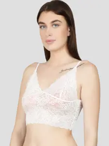 N-Gal Floral Bralette Non Padded Bridal Bra