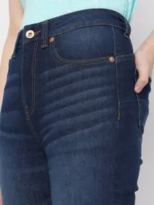 Vero Moda Women Bootcut High-Rise Light Fade Cotton Jeans