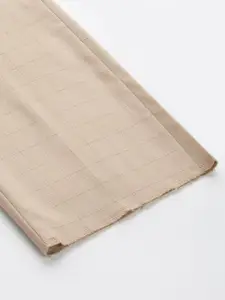 Arrow Men Checked Tailored Fit Formal Trousers