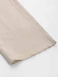 Arrow Men Solid Tailored Fit Formal Trousers