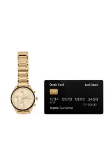 Calvin Klein Women Sport Multi-Function Bracelet Style  Watch 25200173-Gold