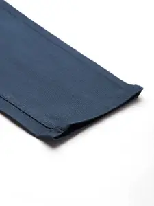 The Roadster Life Co. Men Solid Mid-Rise Smart Casual Chinos Trousers