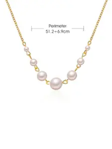 Jewels Galaxy Women Gold-Plated Necklace