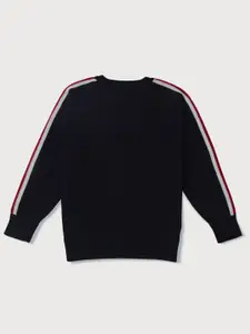 Gini and Jony Boys Round Neck Wool Pullover