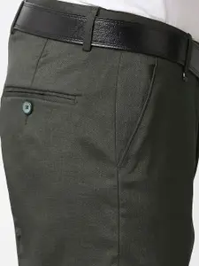 Solemio Men Slim Fit Formal Trousers