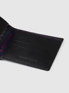 Tommy Hilfiger Checked Leather Two Fold Wallet