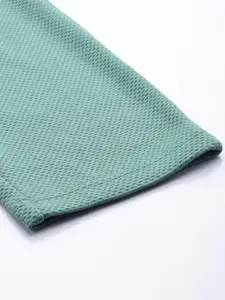 one8 x PUMA PUMA x one8 Men Self Design Textured Mid Rise Slim Fit Knitted Track Pants