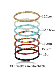 AQUASTREET Women 7 Pieces Bracelet