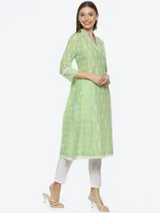 Biba Women Floral Embroidered Kurta