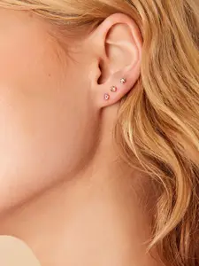 Accessorize Set Of 15 Contemporary Studs Earrings