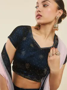 Soch Embellished Beads and Stones Unstitched Lehenga & Blouse With Dupatta