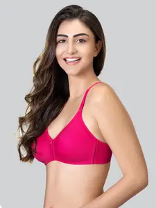 LYRA Pack Of 2 Cotton Rich Mesh Ladder Wire Free Moulded and Seamless Bra