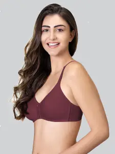 LYRA Cotton Rich Mesh Ladder Wire Free Moulded and Seamless Bra