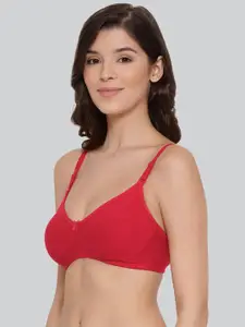 LYRA Pack Of 2 Combed Cotton Rich Full Coverage Spacer Bra