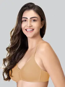 LYRA Cotton Rich Mesh Ladder Wire Free Moulded and Seamless Bra