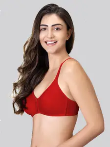 LYRA Pack Of 2 Cotton Rich Mesh Ladder Wire Free Moulded and Seamless Bra