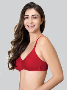 LYRA Pack Of 2 Cotton Rich Mesh Ladder Wire Free Moulded and Seamless Bra