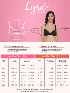 LYRA Pack Of 2 Cotton Rich Mesh Ladder Wire Free Moulded and Seamless Bra