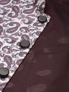 SHOWOFF Printed Nehru Jacket