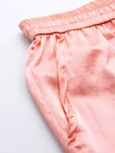 MBeautiful Lace Trimmed Night suit