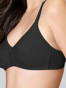 LYRA Pack Of 2 Cotton Rich Mesh Ladder Wire Free Moulded and Seamless Bra