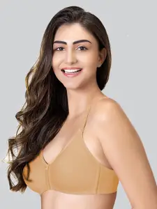 LYRA Cotton Rich Mesh Ladder Wire Free Moulded and Seamless Bra