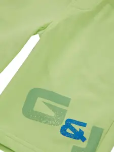 Gini and Jony Boys Printed Cotton Shorts