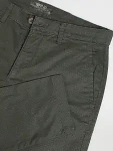 Flying Machine Super Slim Fit Twill Casual Trousers