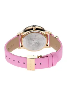 Versace Women Dial & Leather Straps Analogue Watch VEZ200621