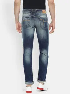 Flying Machine Men Blue  Jackson Skinny Fit Mid-Rise Clean Look Stretchable Jeans
