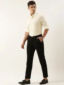 Peter England Super Slim Fit Checked Semiformal Shirt