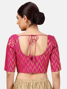 Studio Shringaar Woven Design Saree Blouse