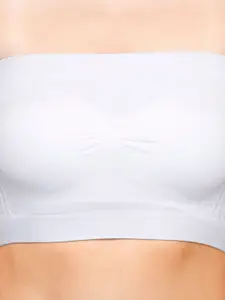 FashionRack Pack of 2 Lightly Padded Cotton Bandeau Bra