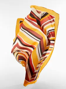 MANGO Women Striped Scarf
