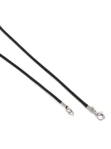 EL REGALO Pack Of 2 Silver-Plated Stone Studded Contemporary Pendants With Chain