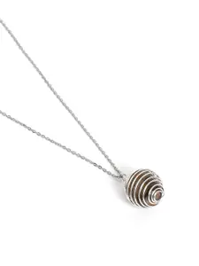 EL REGALO Silver-Plated Contemporary Pendants With Chain